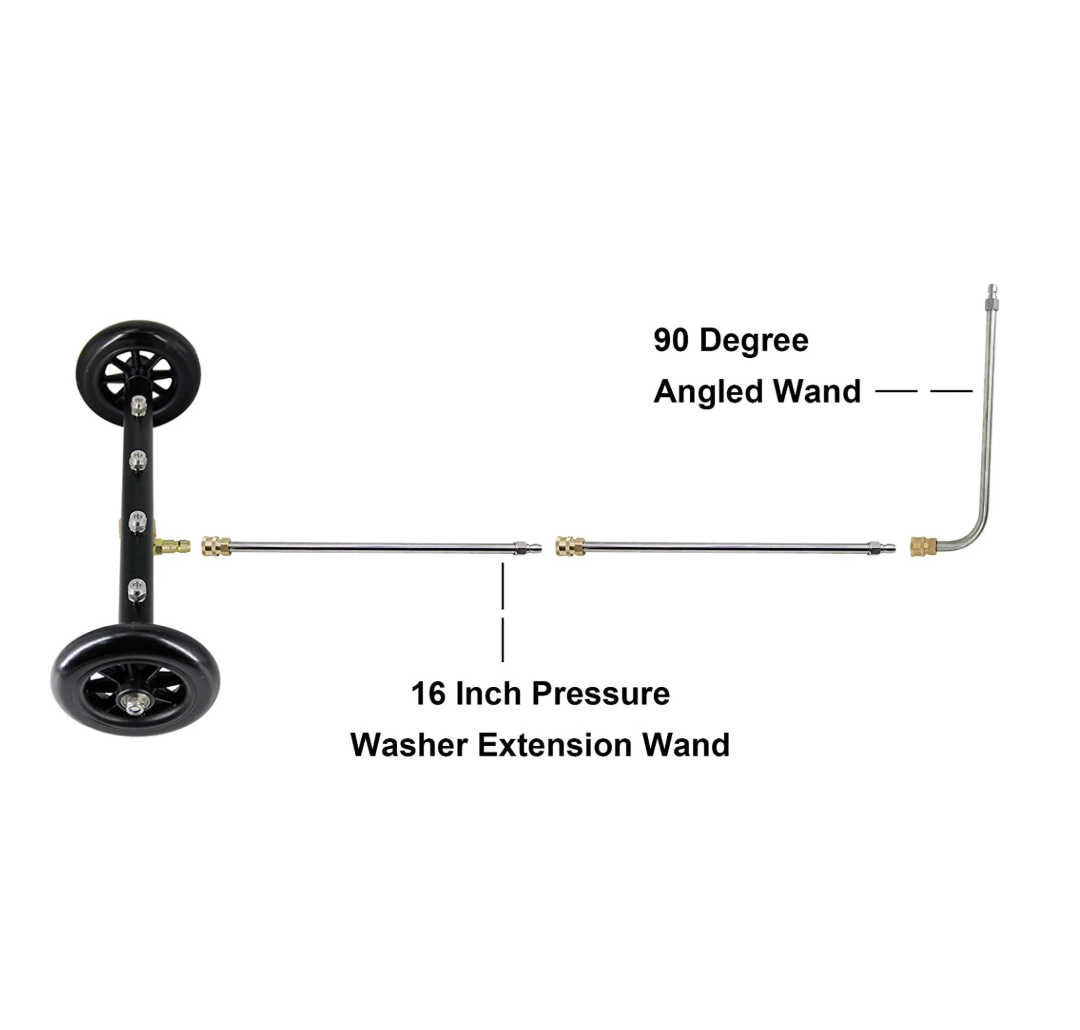 2-in-1 Undercarriage Cleaner & Water Broom