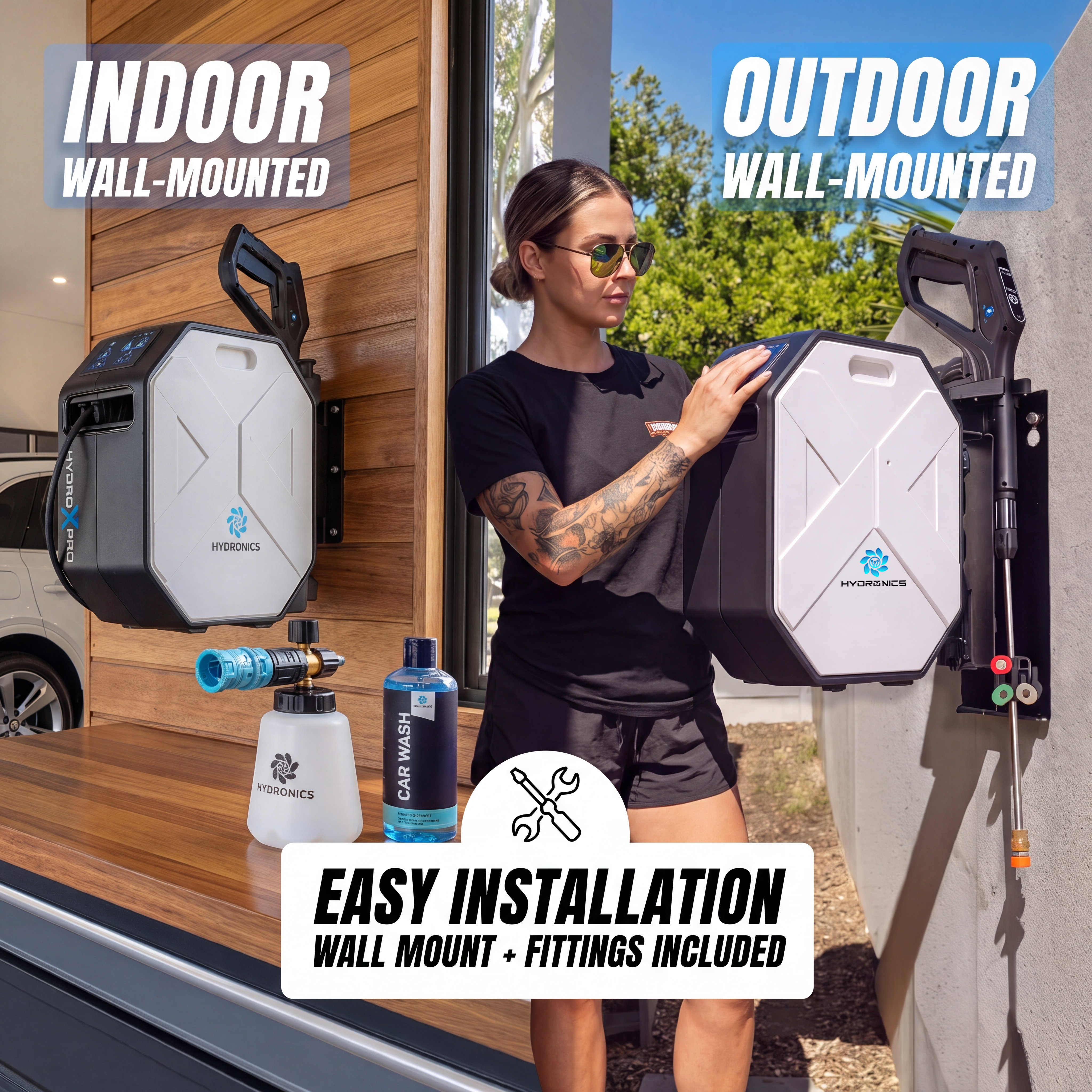 Hydro-X PRO Wall Mounted Pressure Washer