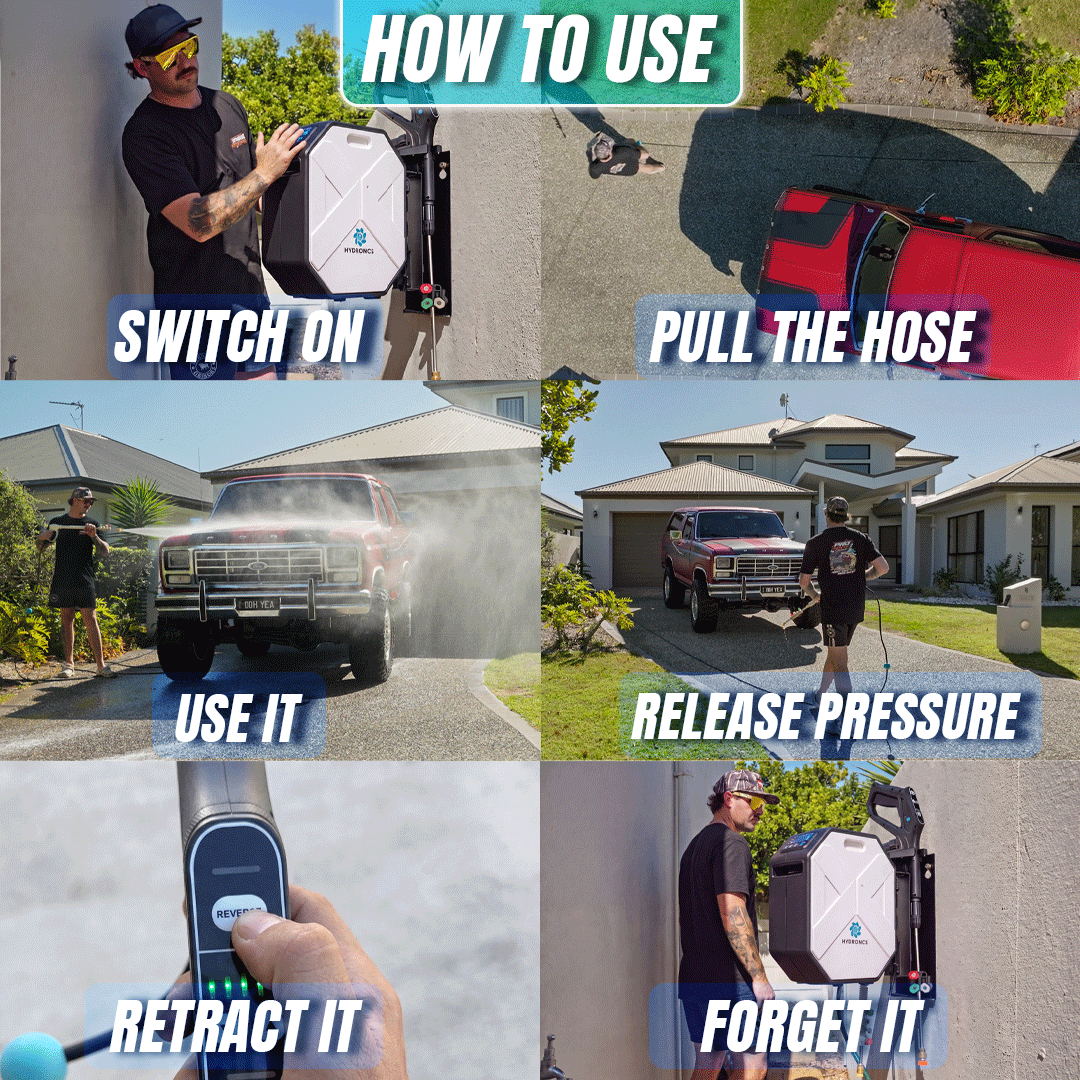 Hydro-X PRO Wall Mounted Pressure Washer