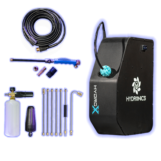 Hydro X Wall Mounted Pressure Washer House Bundle