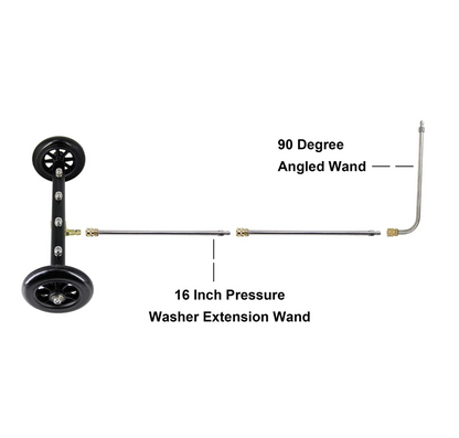 2-in-1 Undercarriage Cleaner & Water Broom
